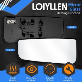 LOIYLLEN ABS backing close-up highlighting durable construction and secure fit