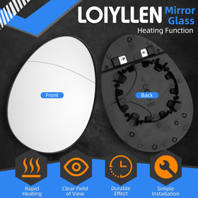 LOIYLLEN close-up of reflective surface revealing clearer view and improved clarity