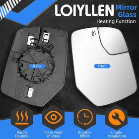 LOIYLLEN close-up of glass surface showing clarity and improved visibility benefit