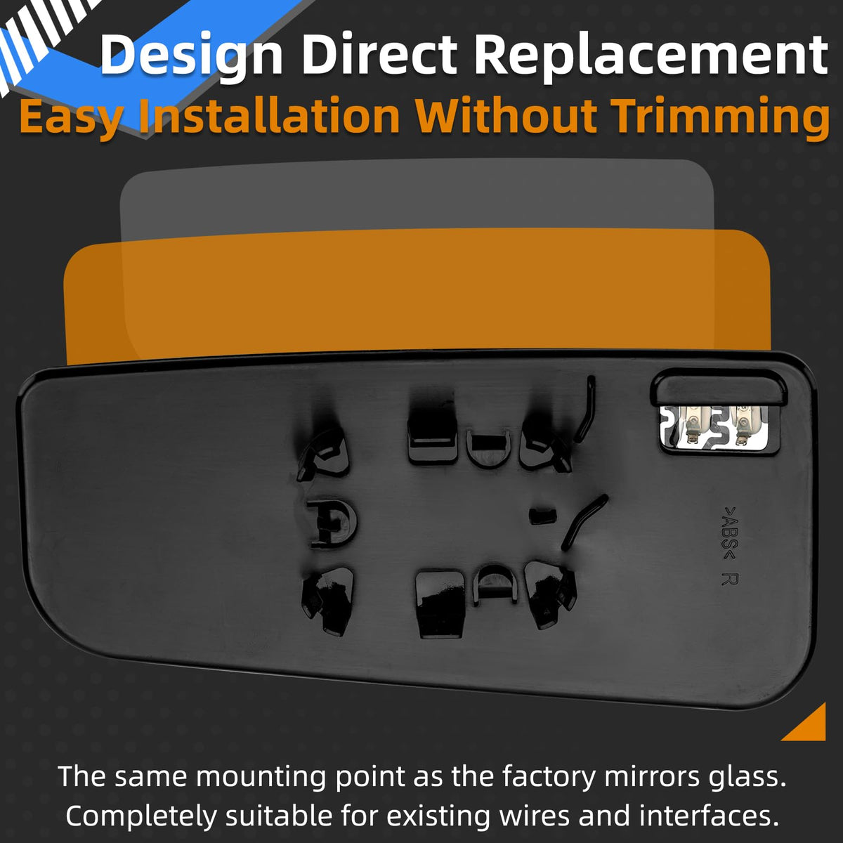 LOIYLLEN installed on F150 lower tow mirror demonstrating accurate fit benefit