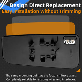 LOIYLLEN installed on F150 lower tow mirror demonstrating accurate fit benefit