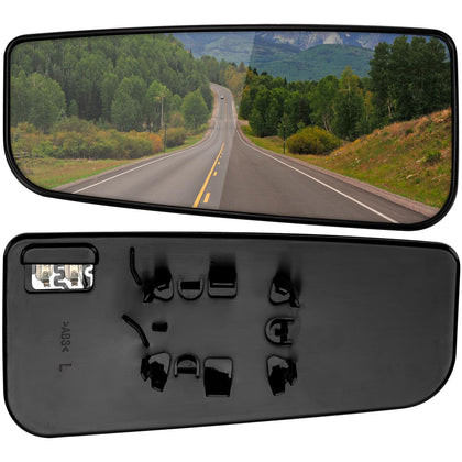 LOIYLLEN front mirror glass showing clear reflective surface and improved visibility