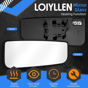 LOIYLLEN mirror backplate connectors close-up showing easy wiring benefit