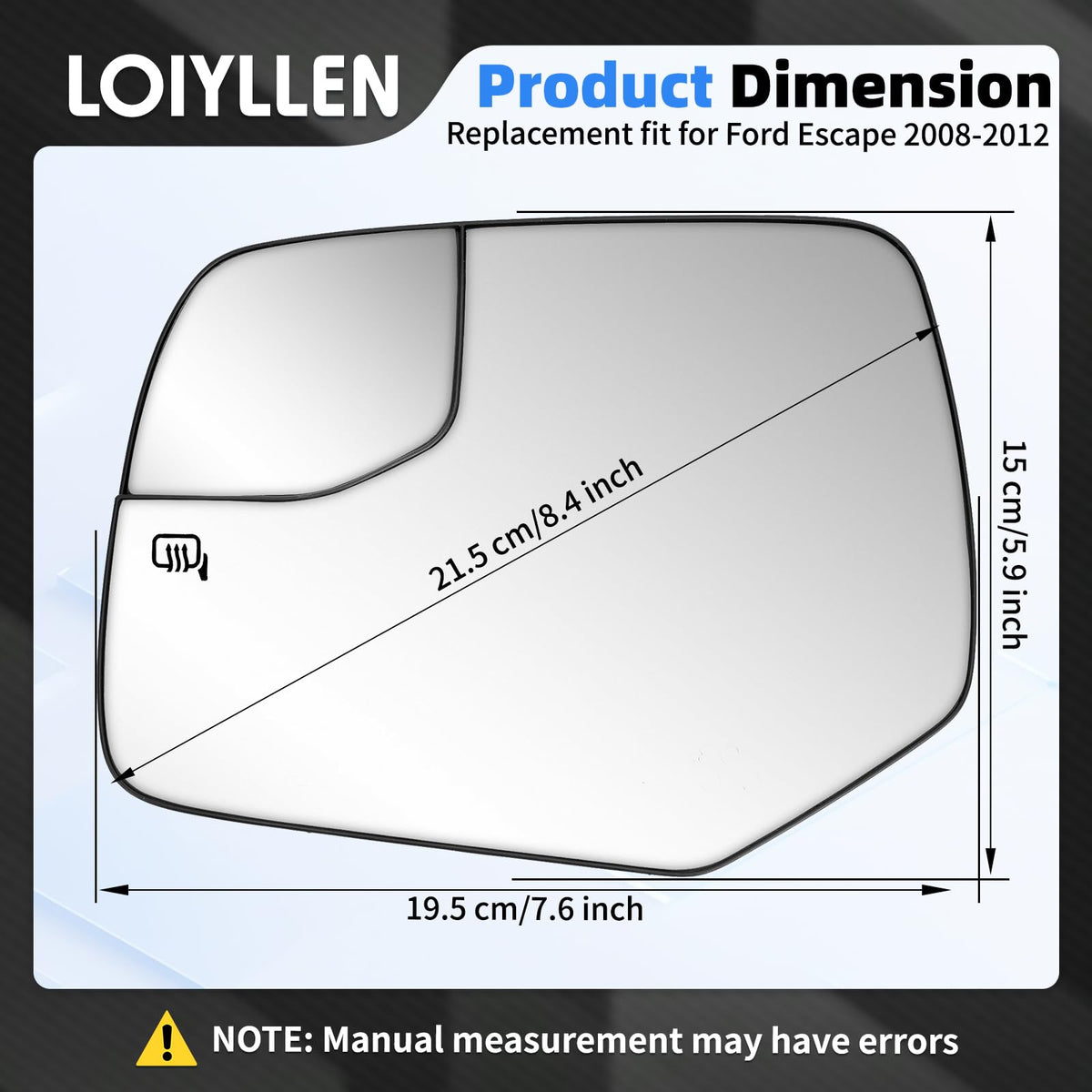 LOIYLLEN product packaging with installation illustration for quick DIY installation