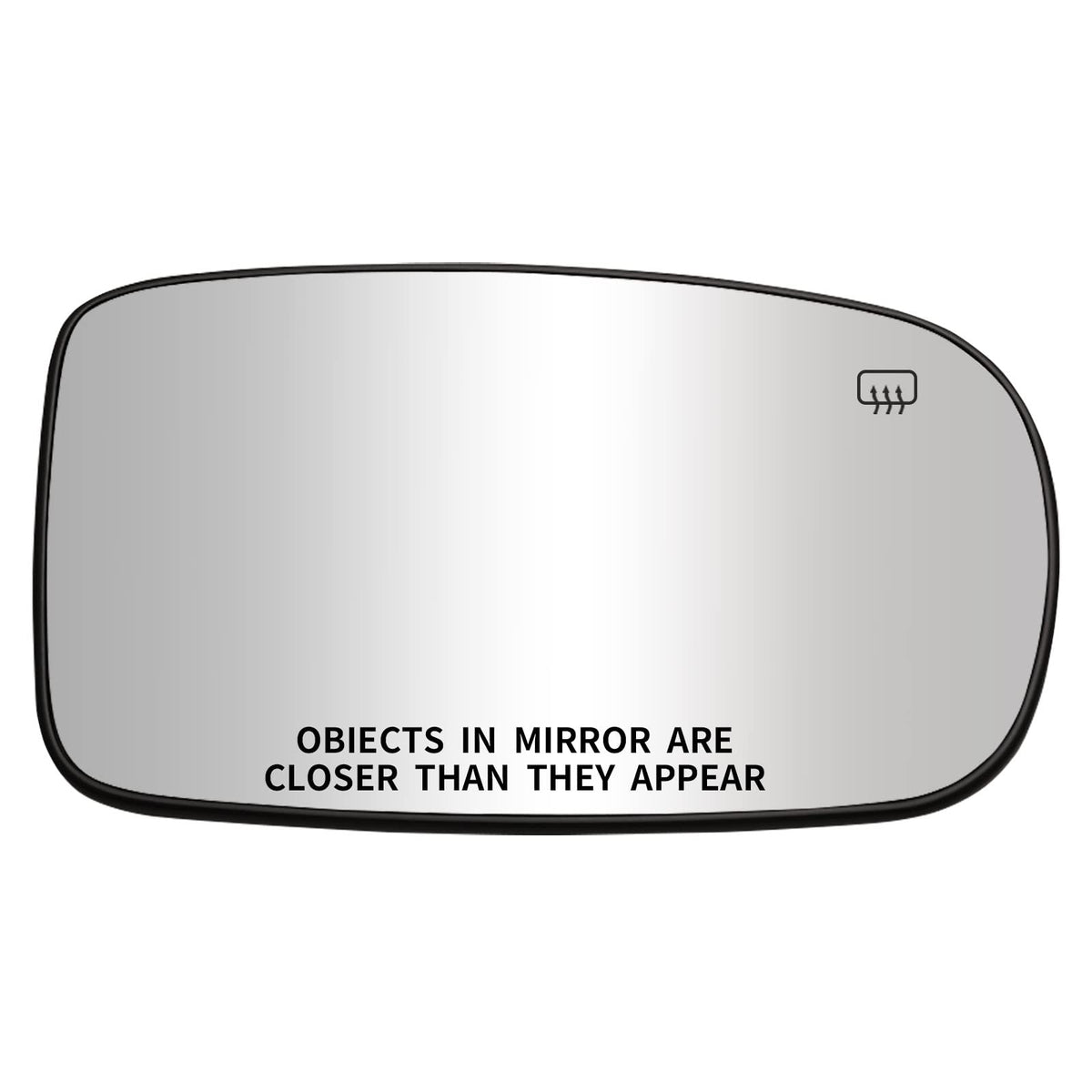 LOIYLLEN right passenger mirror front view showing clear reflective surface and improved visibility