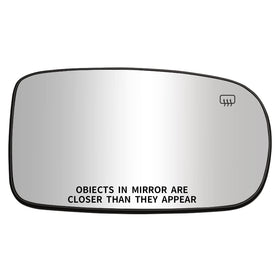 LOIYLLEN right passenger mirror front view showing clear reflective surface and improved visibility