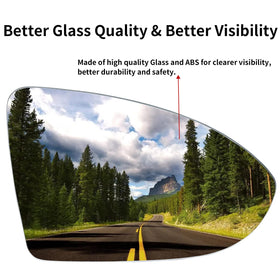 LOIYLLEN mirror held in hand showing scale and simple replacement benefit