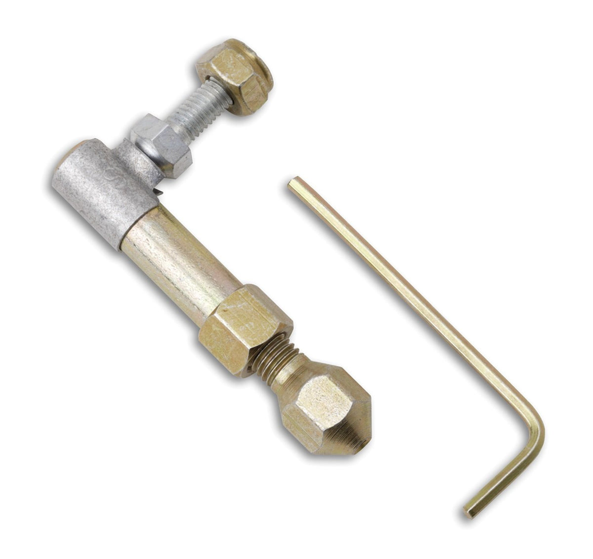 Lokar carburetor end assembly front view showing durable fittings and reliable connection