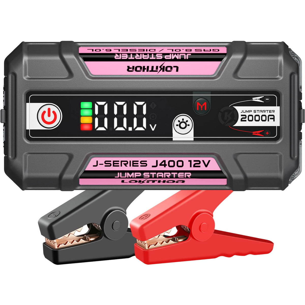 LOKITHOR J400 front angle view showing compact design and rugged finish