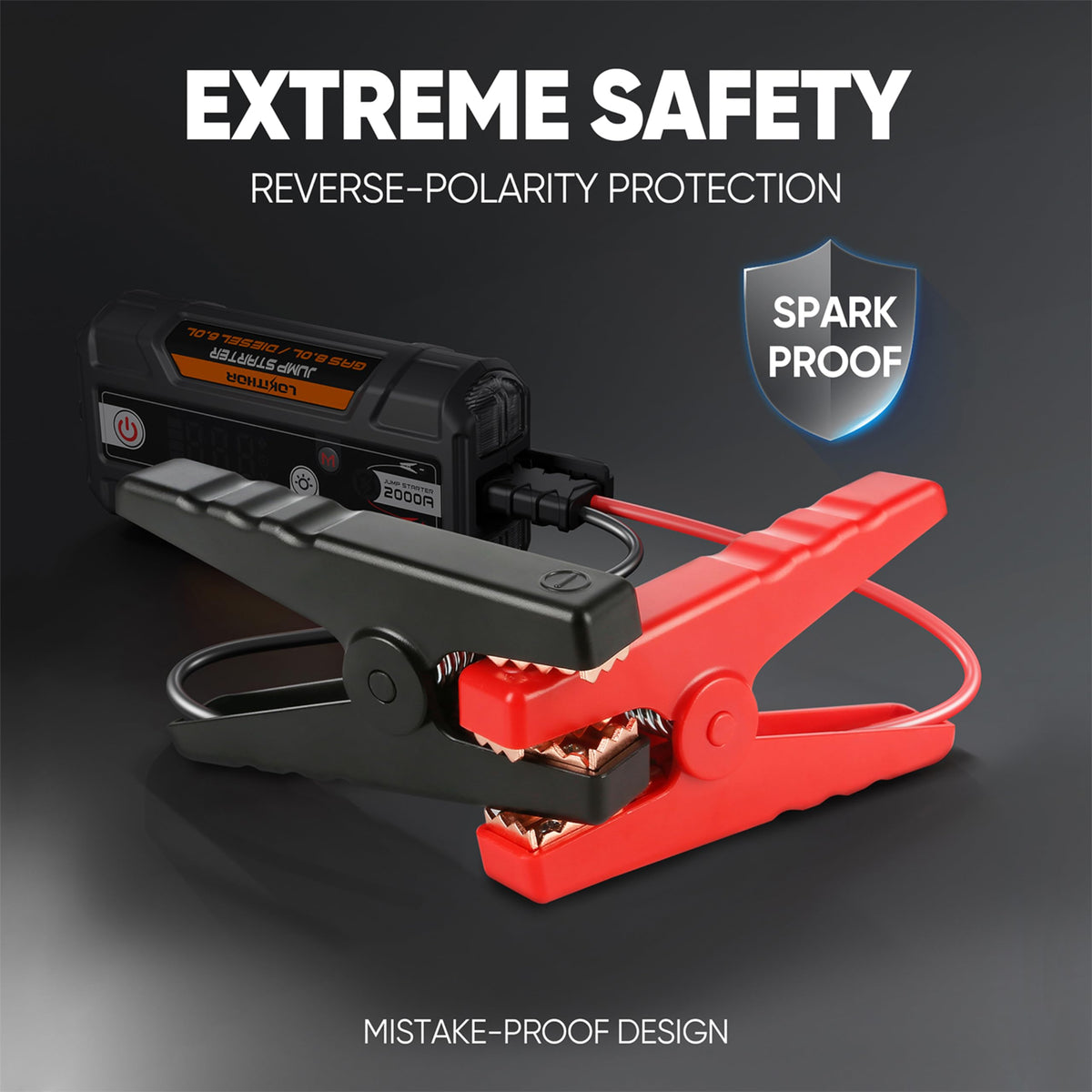 LOKITHOR J400 bright 300-lumen flashlight in use improving roadside visibility