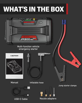 LOKITHOR JA300 product label and UL-2743 certification highlighting verified safety
