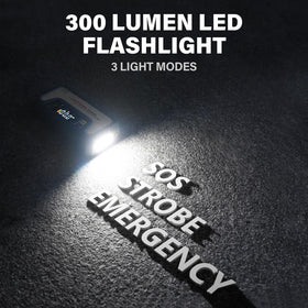 LOKITHOR JP400 dual USB ports charging a smartphone on the go