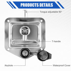 Loksun close-up of keyhole with dust cover keeping out moisture benefit