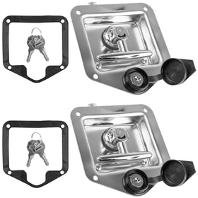 Loksun front view paddle latch showing fit and durable finish benefit
