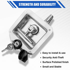 Loksun installed on truck toolbox securing tools during travel benefit