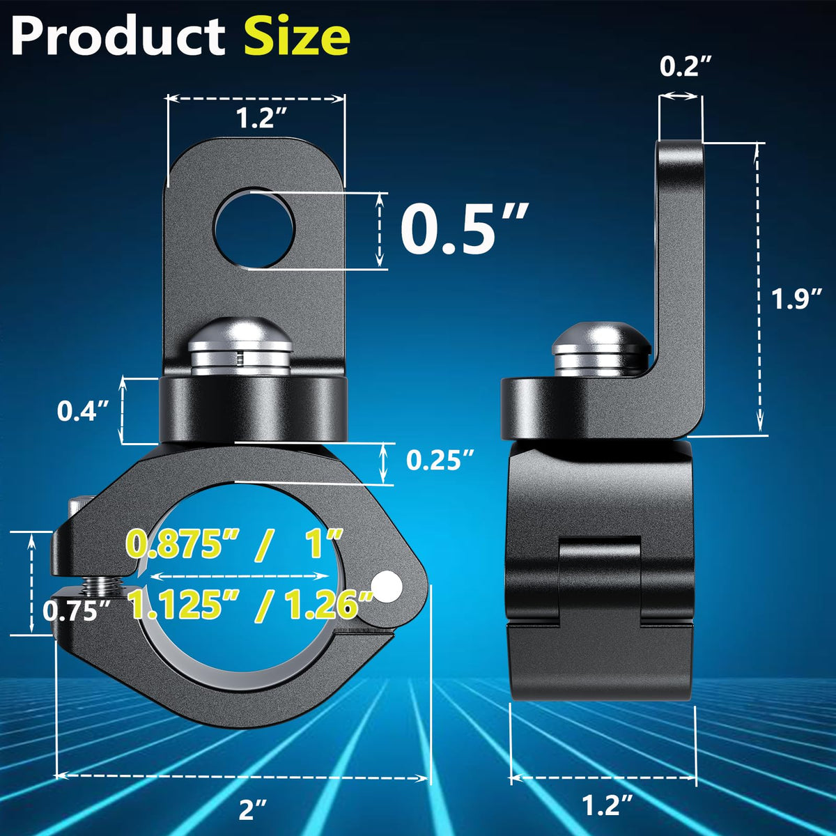 LOKTENWO snap-gear adjustment showing 360 degree positioning benefit