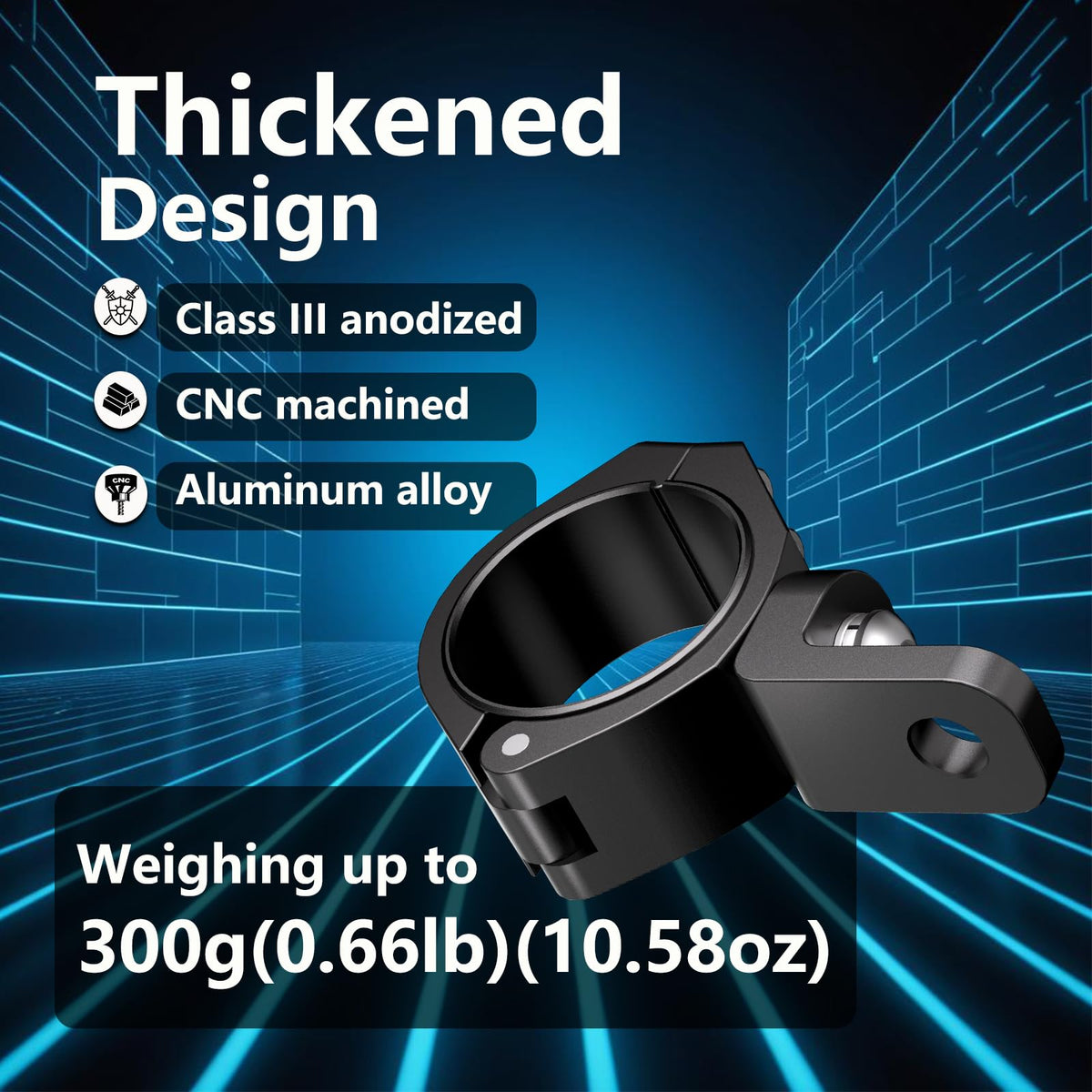 LOKTENWO close-up anodized finish highlighting corrosion resistance benefit