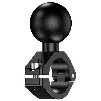LOKTENWO front view clamp showing secure 1.5 inch ball mount and stable base