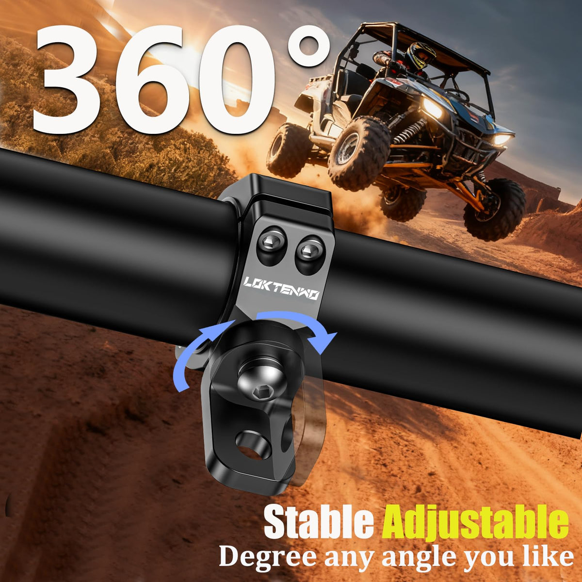 LOKTENWO installation hardware with tools for quick, easy fitment