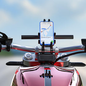 LOKTENWO lifestyle commuter setup showing cleaner cockpit and convenience