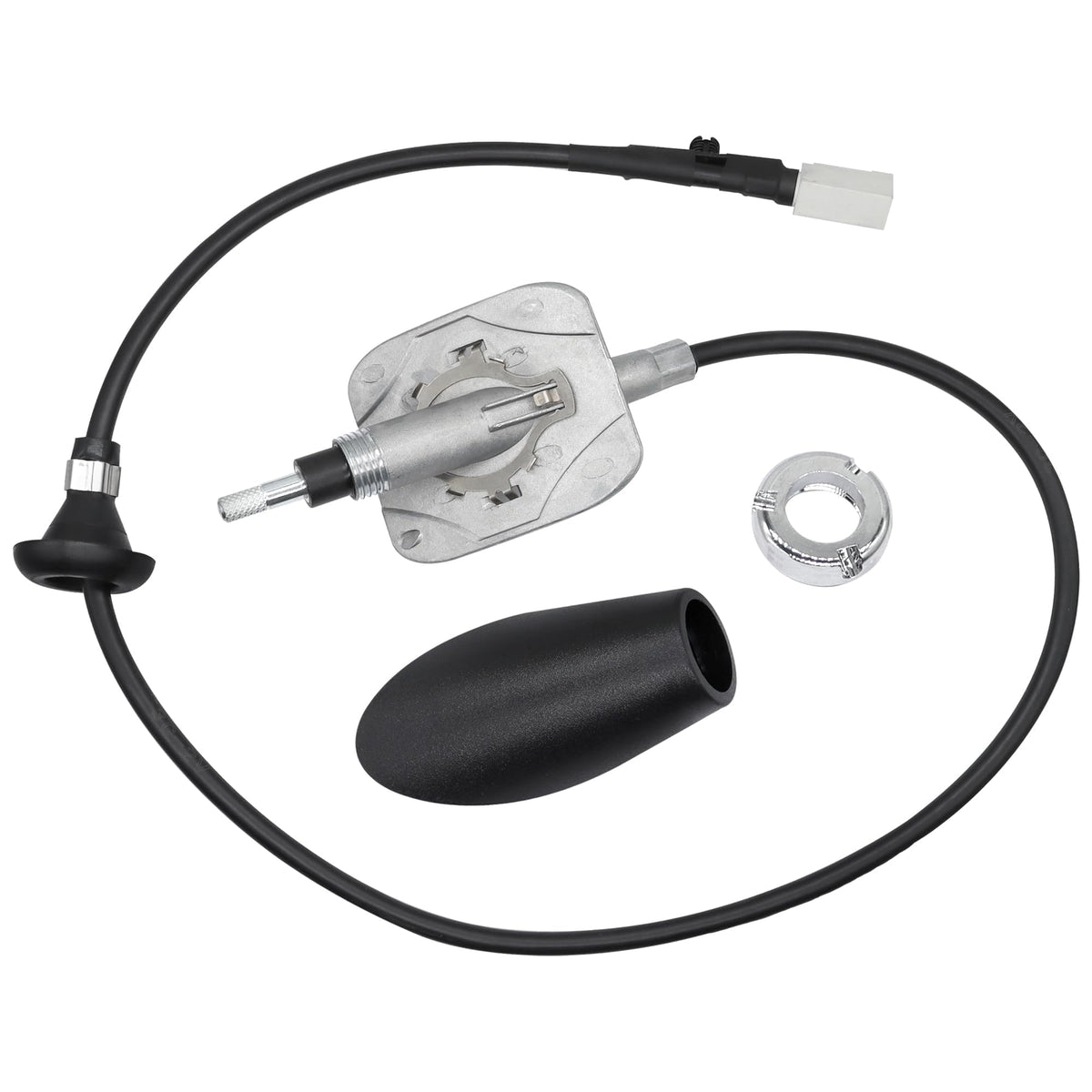 LoloWheat antenna base assembly front view showing fit and durability benefit