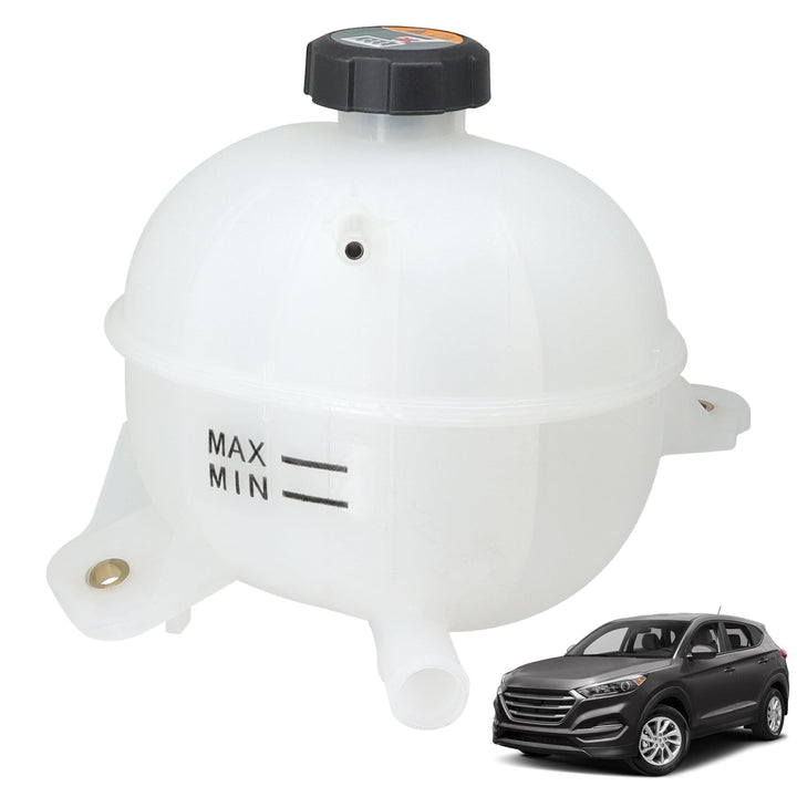 LoloWheat front view overflow tank showing OEM fit and leak prevention