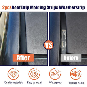 LoloWheat left roof drip molding installed on Camry improving appearance