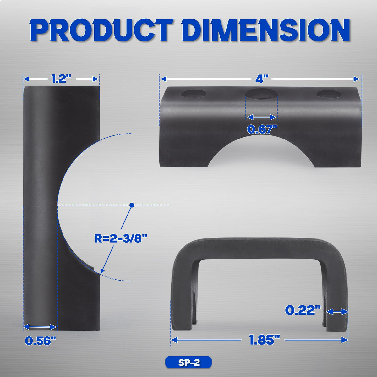 Lonffery close-up of hole and edge for precise fit benefit