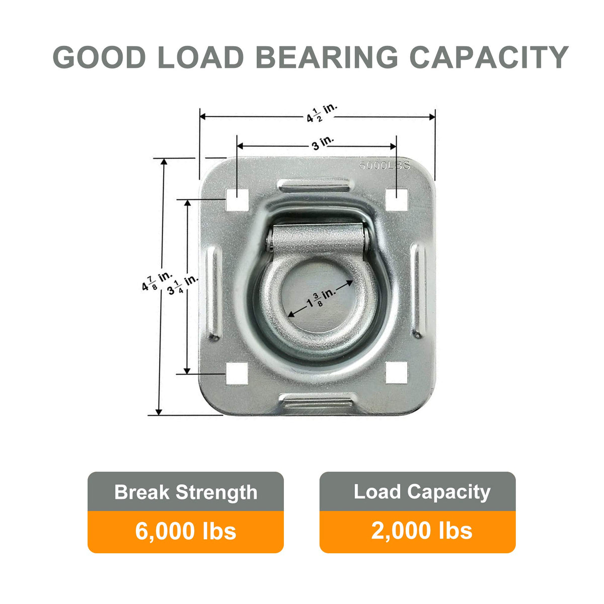 Lonffery hardware layout with bolts and nuts showing complete kit convenience benefit