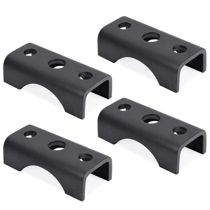 Lonffery front view of four spring perch seats showing kit completeness and durability