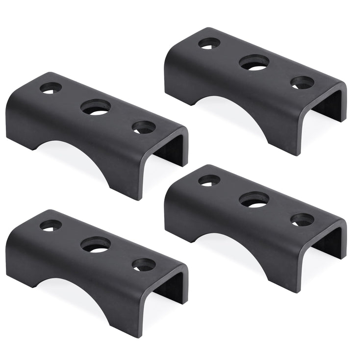Lonffery front view of four spring perch seats showing kit completeness and durability