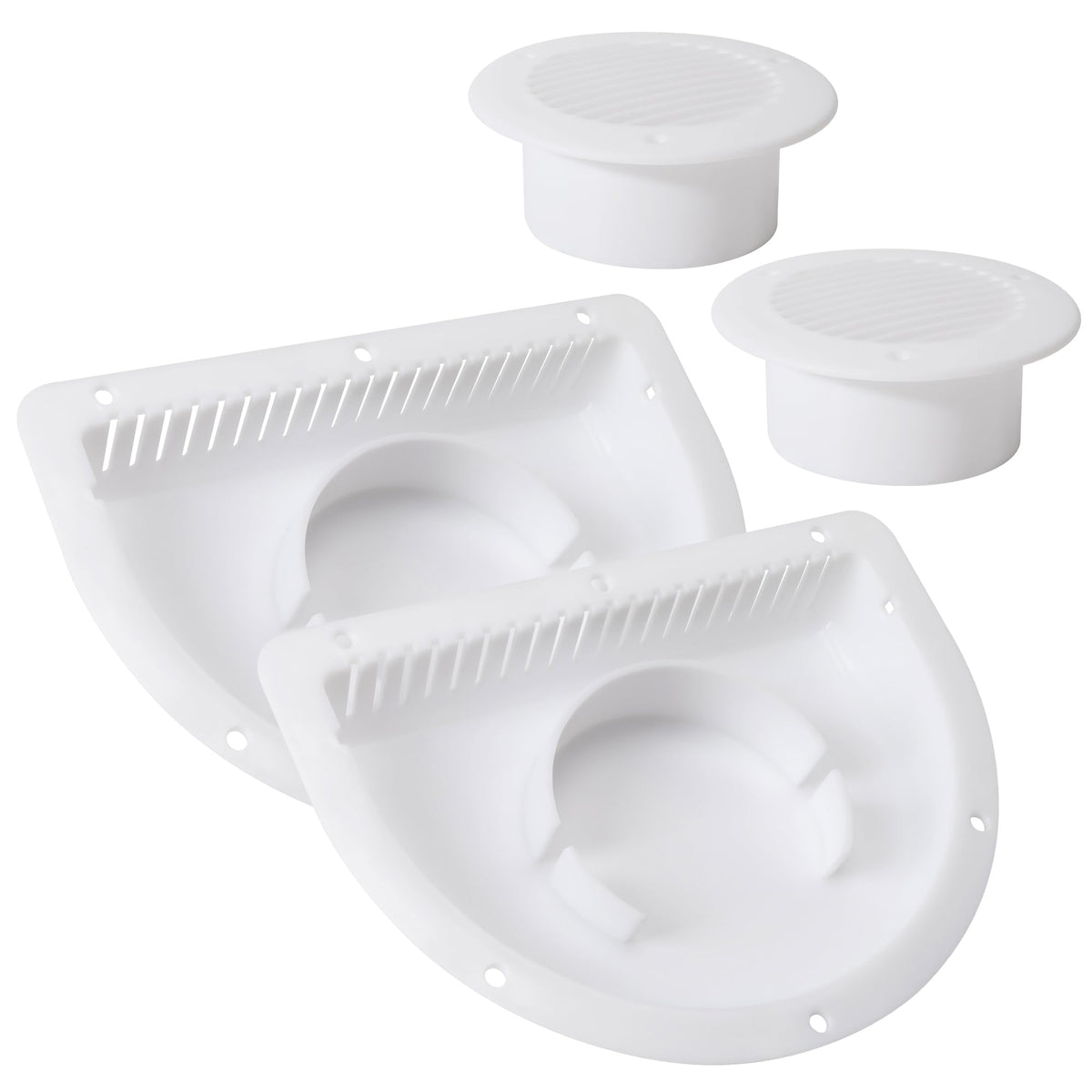 Lonffery front profile vent cover showing clean fit and airflow benefit