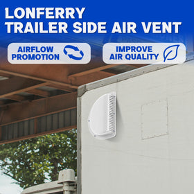 Lonffery inside view showing 3 inch inner diameter for steady airflow