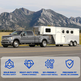Lonffery installed on trailer frame demonstrating proper suspension support and stability