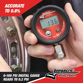 Longacre 53036 handheld size comparison demonstrating portable track-ready convenience