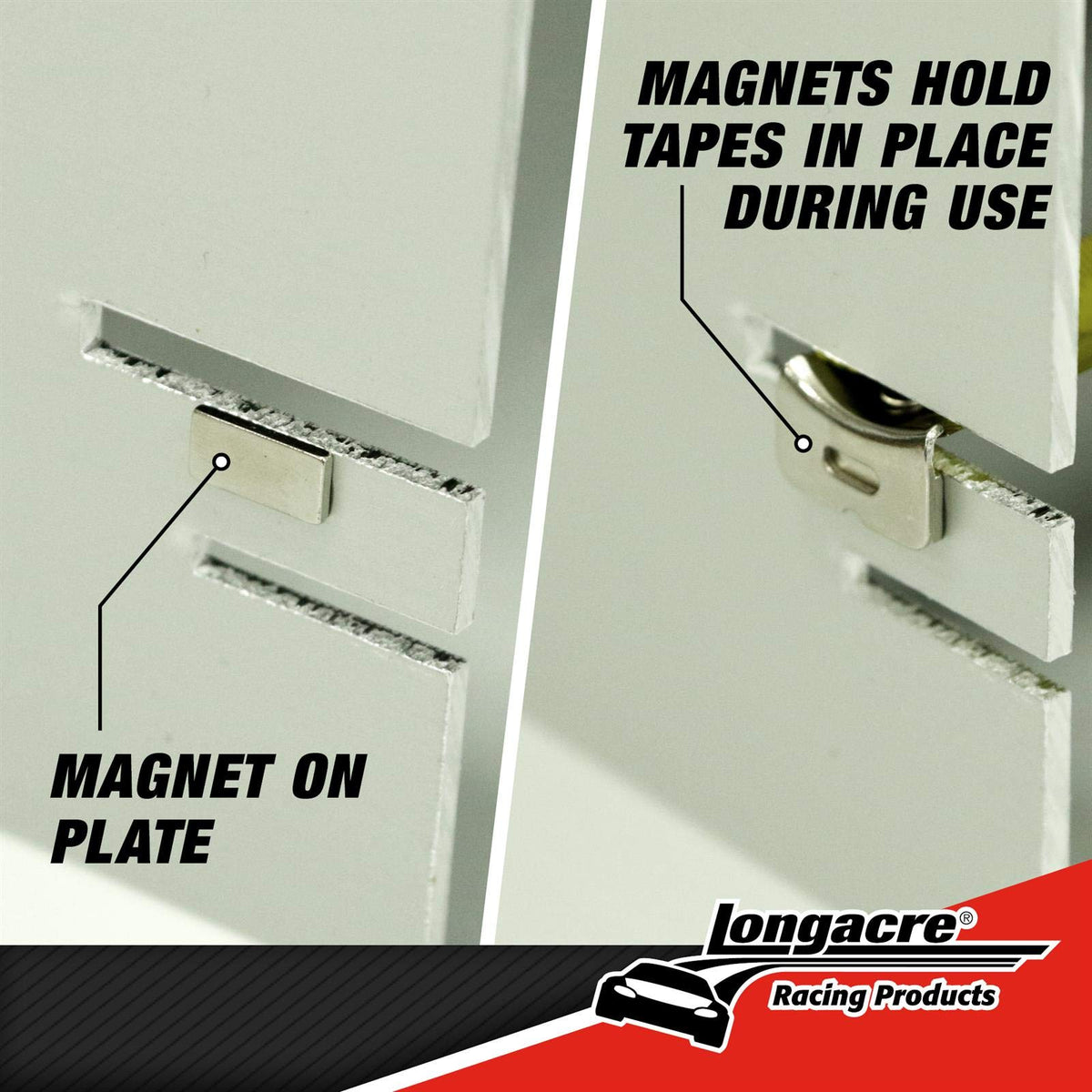 Longacre close-up edge profile of formed aluminum for durable accurate readings