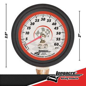 Longacre flexible hose detail for easier valve access and reduced strain
