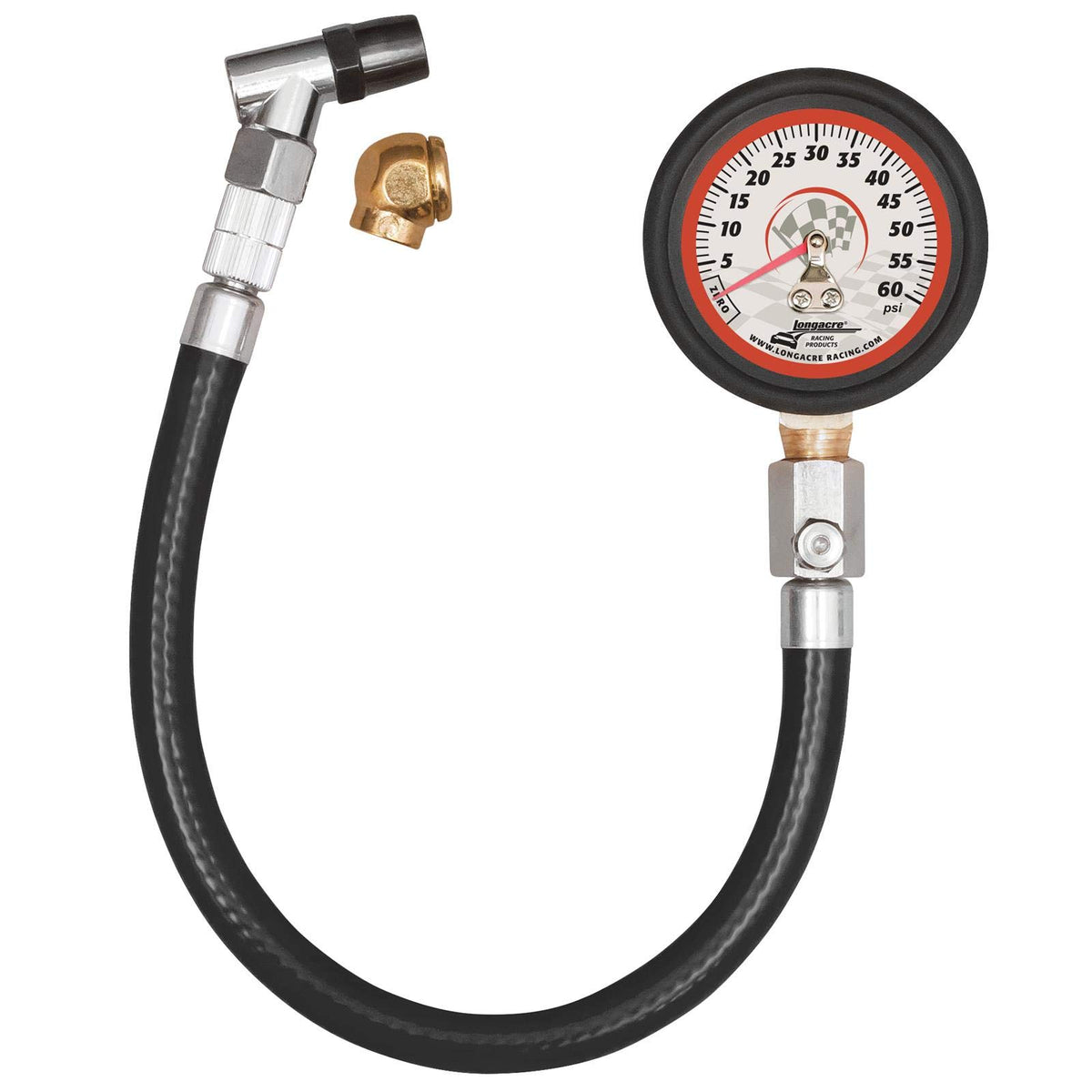 Longacre gauge front face showing clear dial and easy reading benefits