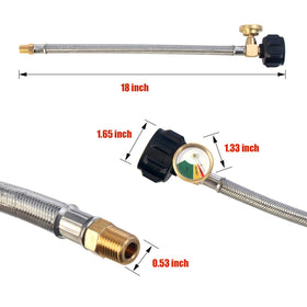 LONGADS close-up stainless-steel braid showing durability and abrasion resistance for long-term use