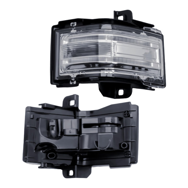 LONGLING front view of replacement mirror signal lamp showing fit and finish benefit