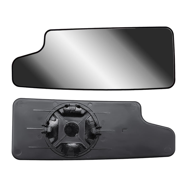 LONGLING left lower mirror front view showing fit and clear reflection benefit