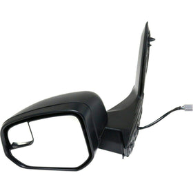LONGLING driver-side mirror front view showing housing and chrome finish for improved curb appeal
