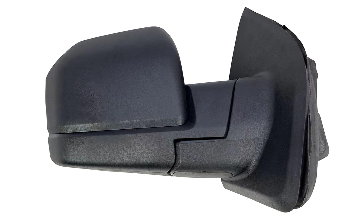 LONGLING mirror glass detail highlighting power-adjustable surface for better sightlines