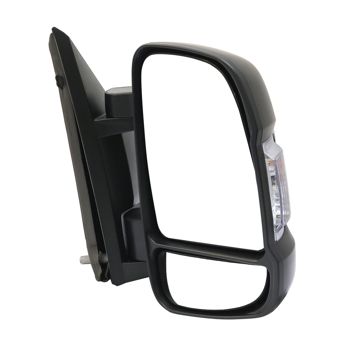 LONGLING passenger right mirror front view showing complete assembly and solid fit