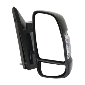 LONGLING passenger right mirror front view showing complete assembly and solid fit