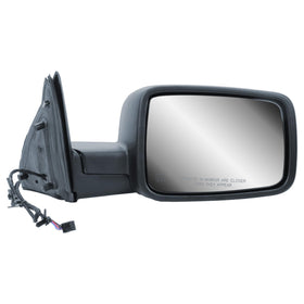 LONGLING right side mirror front view showing fit and function