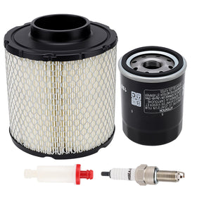 Lonsda kit front packaging showing all included filters and spark plug for quick identification