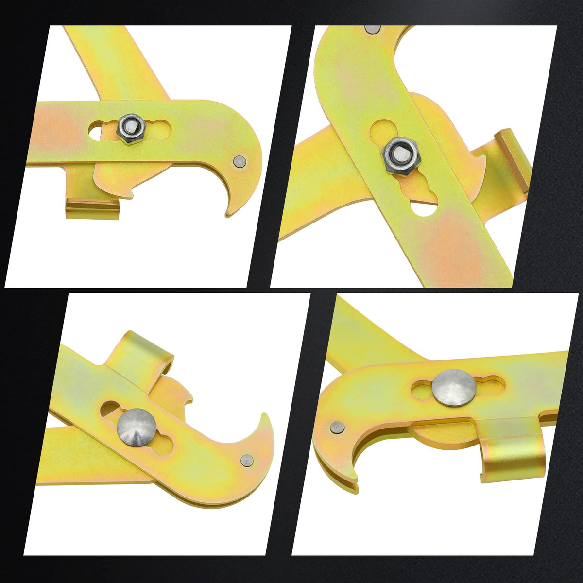 Lonsge SLY-10500 in use on a van parking brake coupler showing precise cable removal