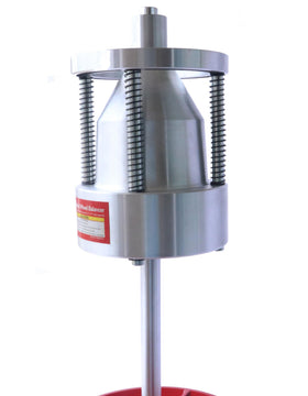 Lonshenno bubble vial detail showing clear level for accurate low-point detection