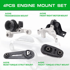 loongrie engine mount side profile illustrating solid construction and direct-fit advantage